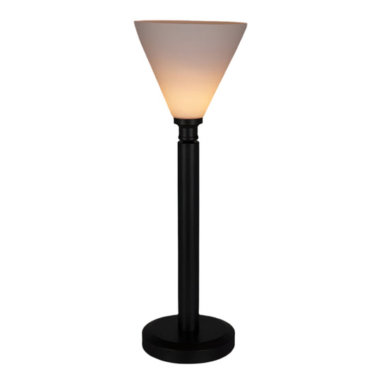 Noir Albert Industrial Steel Black Table Lamp