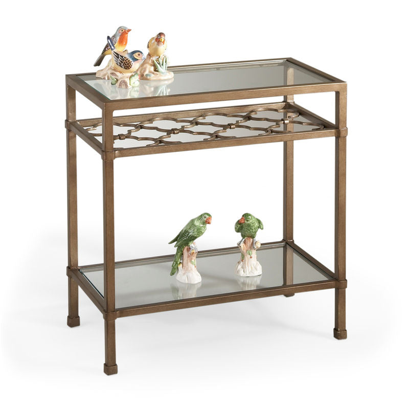 Chelsea House Pac Coast Metal Framed Side Table