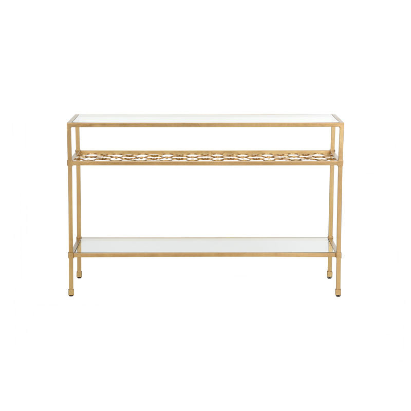 Chelsea House Pacific Coast Iron Framed Console Table
