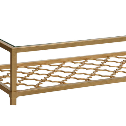 Chelsea House Pacific Coast Iron Framed Console Table
