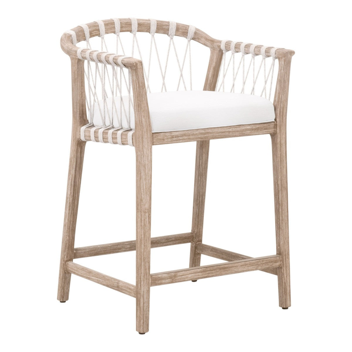 Pacific Wood Brown Counter Stool