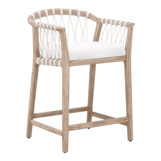 Essentials For Living Pacific Wood Brown Counter Stool