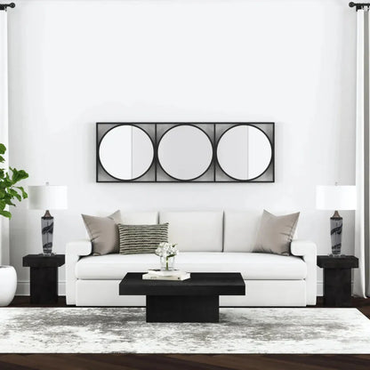 Padula Wood Black Square End Table - LOOMLAN - Bassett Mirror - Side Tables