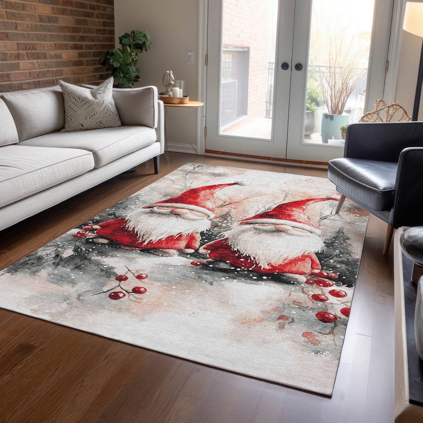 Addison Rugs Paelara Ivory Washable Indoor-Outdoor Rug
