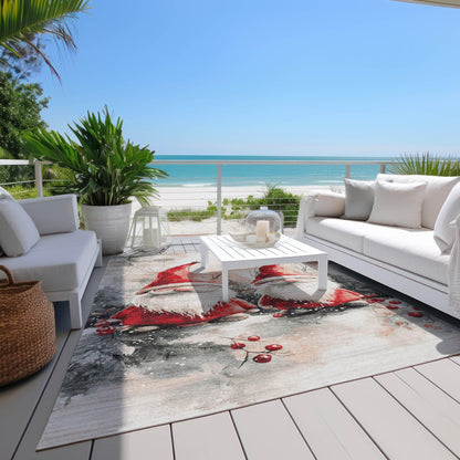 Addison Rugs Paelara Ivory Washable Indoor-Outdoor Rug