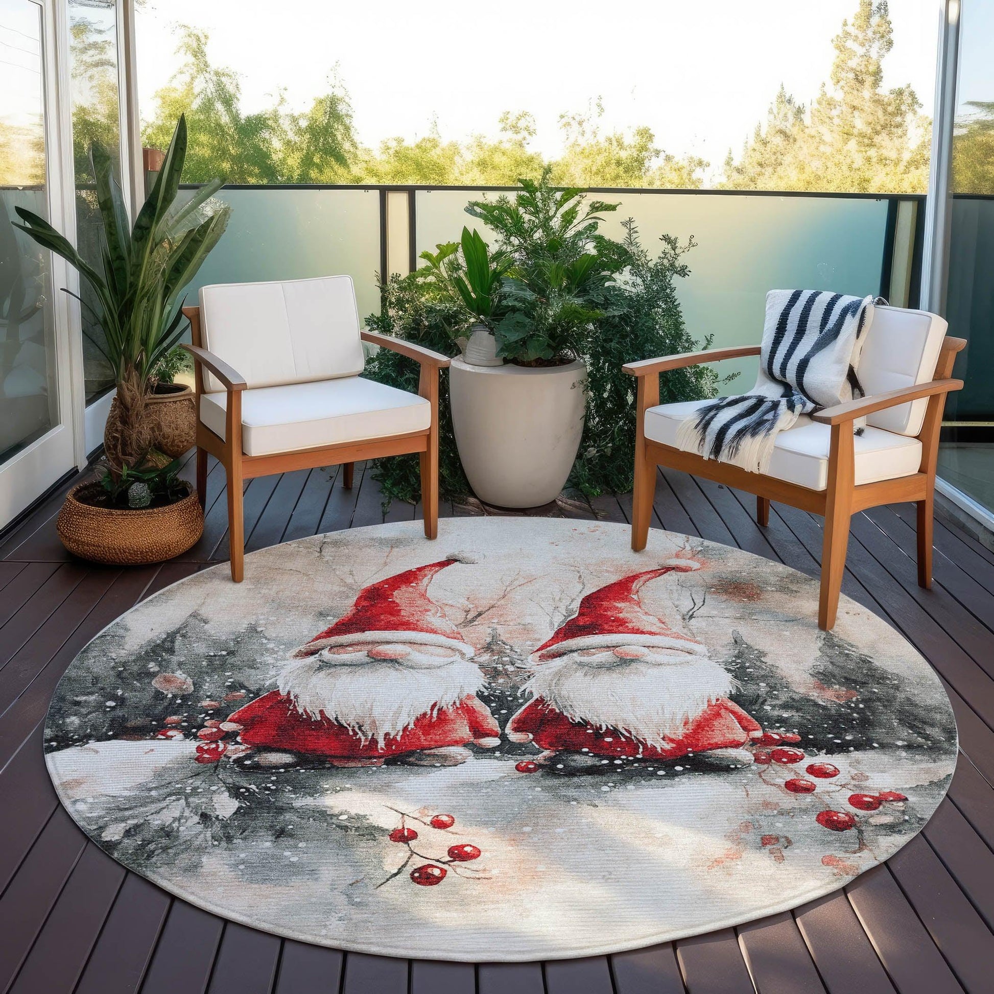 Addison Rugs Paelara Ivory Washable Indoor-Outdoor Rug
