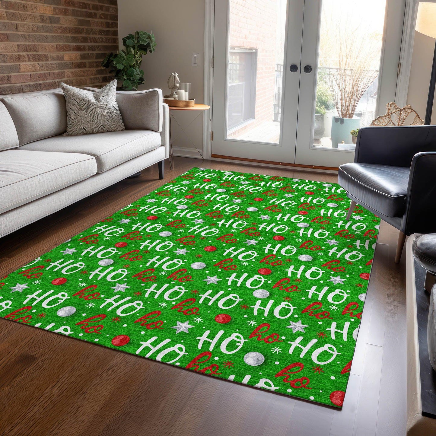 Addison Rugs Paelien Green Washable Indoor-Outdoor Rug