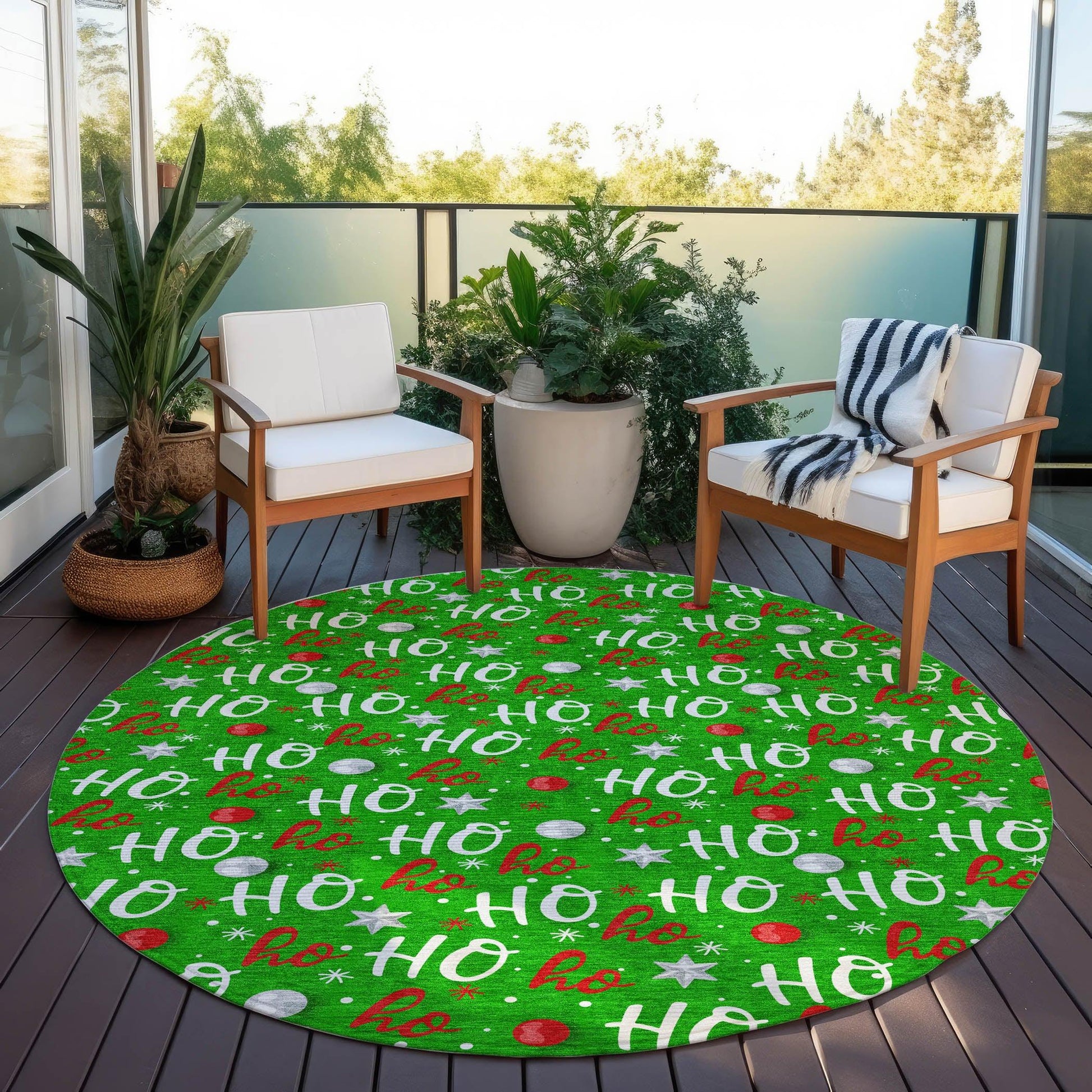Addison Rugs Paelien Green Washable Indoor-Outdoor Rug
