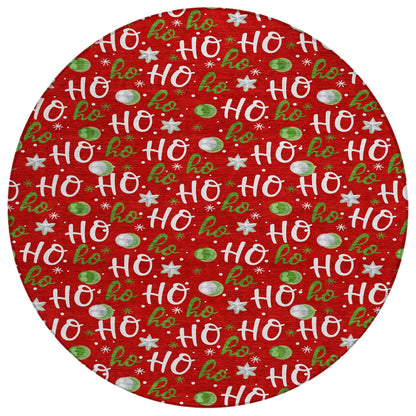 Addison Rugs Paelien Red Washable Indoor-Outdoor Rug