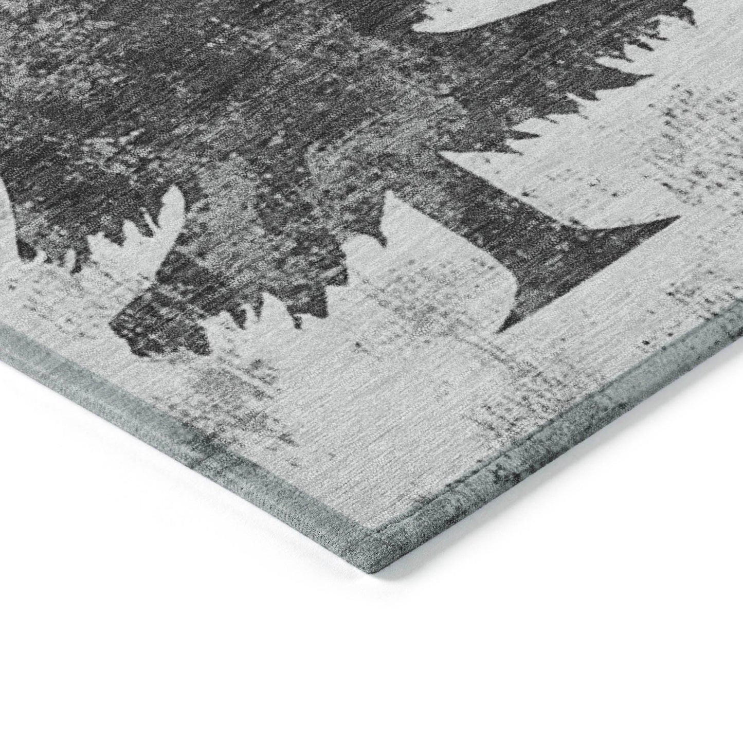 Addison Rugs Paelion Gray Washable Indoor-Outdoor Rug
