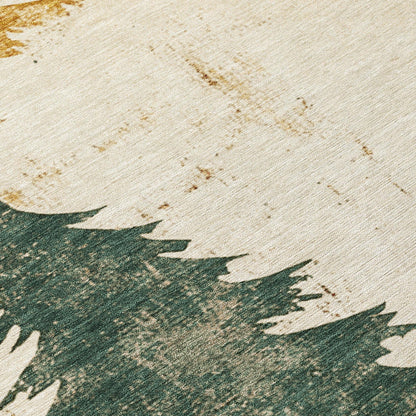 Addison Rugs Paelion Ivory Washable Indoor-Outdoor Rug