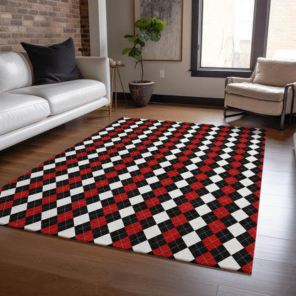 Addison Rugs Paelira Black Washable Indoor-Outdoor Rug