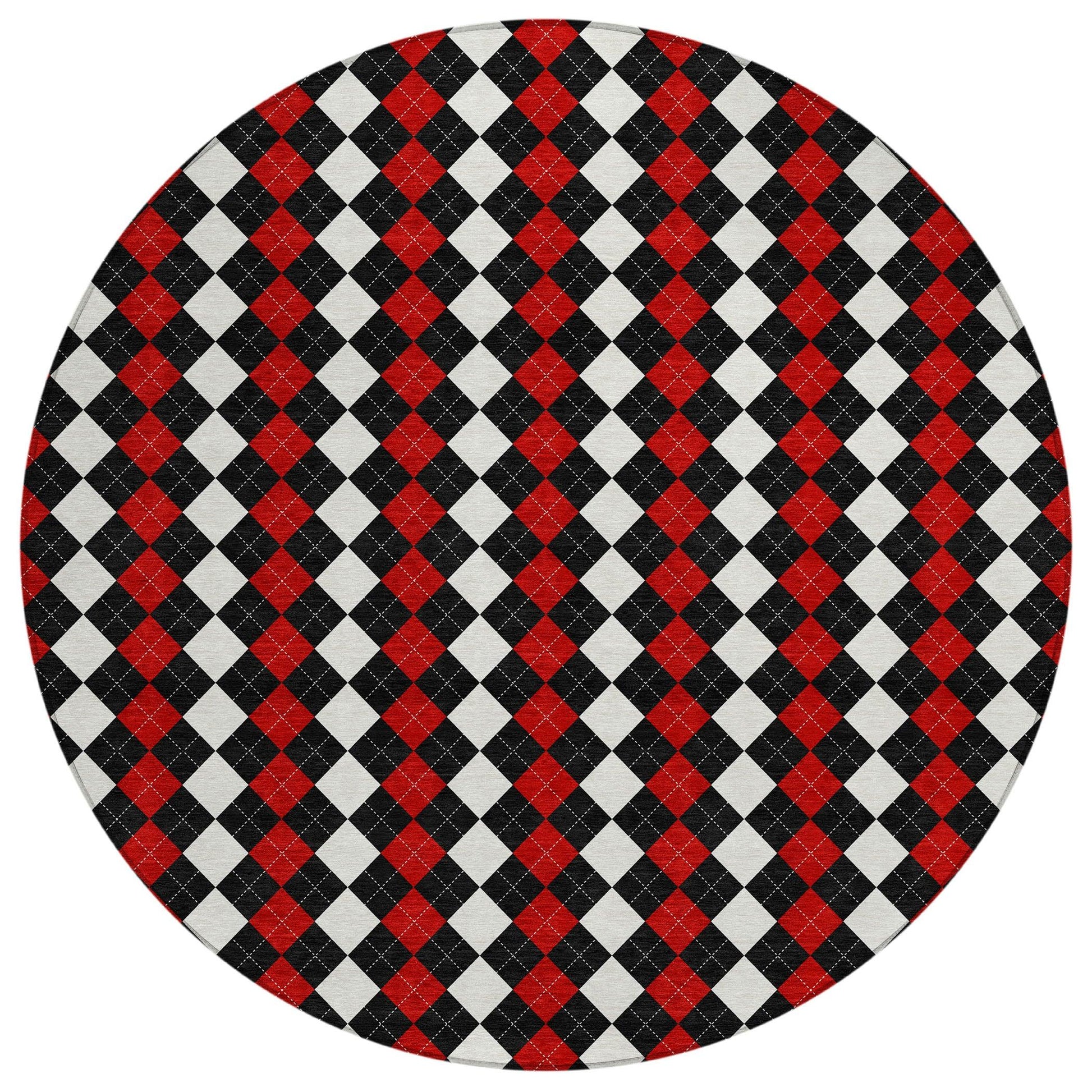 Addison Rugs Paelira Black Washable Indoor-Outdoor Rug