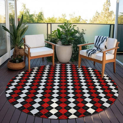 Addison Rugs Paelira Black Washable Indoor-Outdoor Rug