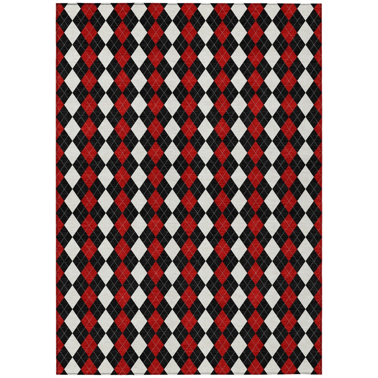 Addison Rugs Paelira Black Washable Indoor-Outdoor Rug