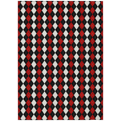 Addison Rugs Paelira Black Washable Indoor-Outdoor Rug