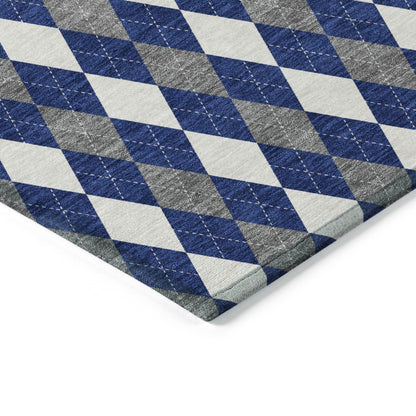 Addison Rugs Paelira Blue Washable Indoor-Outdoor Rug