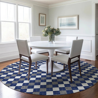 Addison Rugs Paelira Blue Washable Indoor-Outdoor Rug