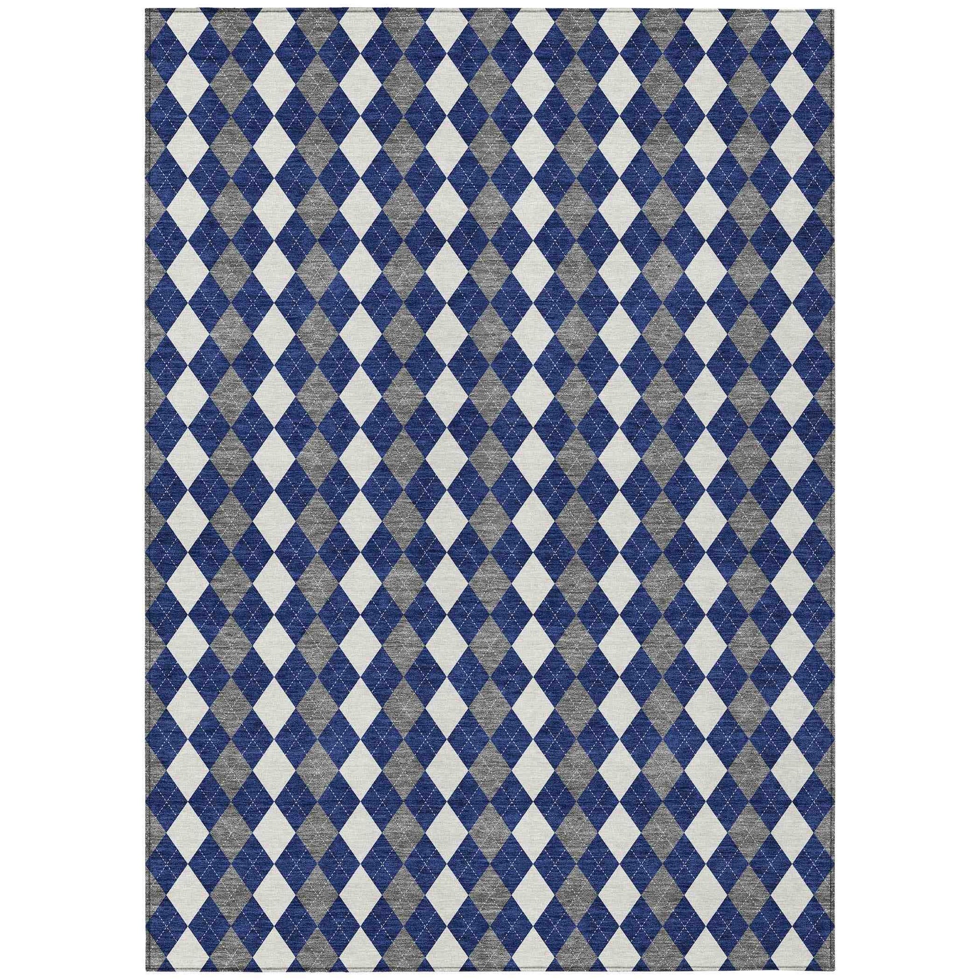 Addison Rugs Paelira Blue Washable Indoor-Outdoor Rug