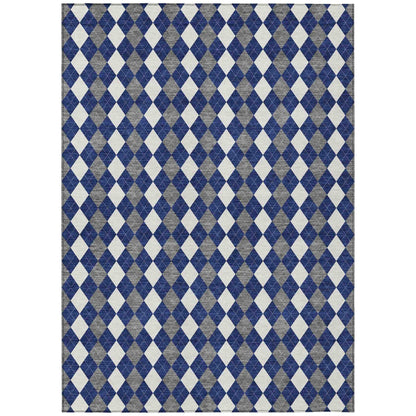 Addison Rugs Paelira Blue Washable Indoor-Outdoor Rug