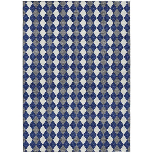 Addison Rugs Paelira Blue Washable Indoor-Outdoor Rug