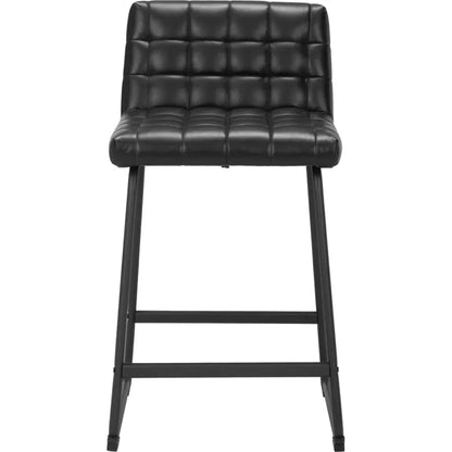 Pago Counter Stool (Set of 2) Black - LOOMLAN - Zuo Modern - Counter Stools