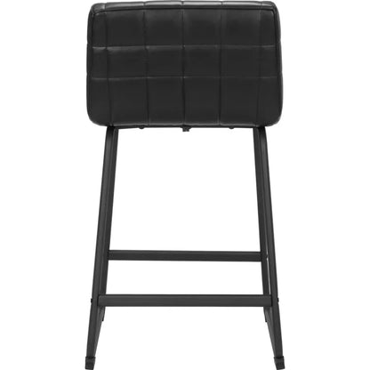 Pago Counter Stool (Set of 2) Black - LOOMLAN - Zuo Modern - Counter Stools