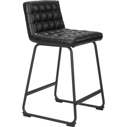 Pago Counter Stool (Set of 2) Black - LOOMLAN - Zuo Modern - Counter Stools