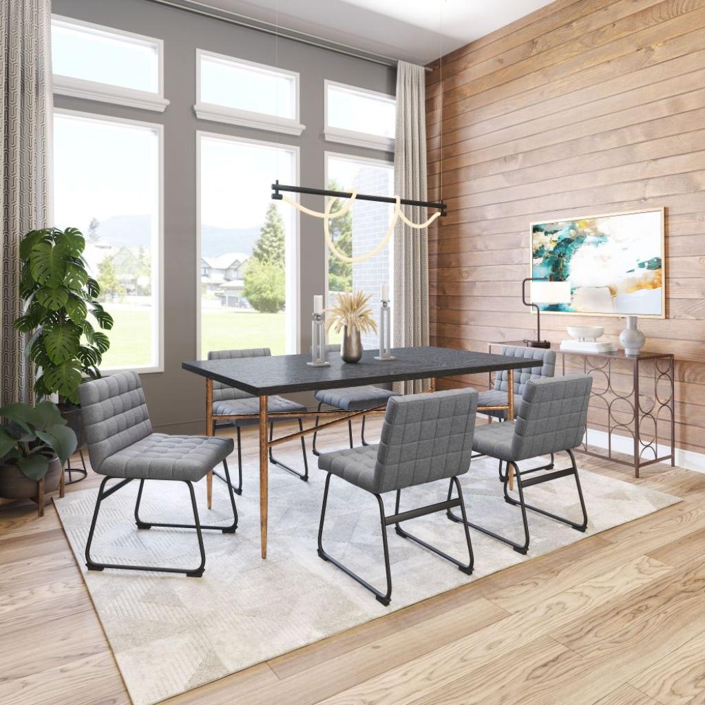 Pago Faux Leather Dining Chair 2PC