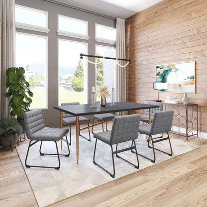 Pago Faux Leather Dining Chair 2PC