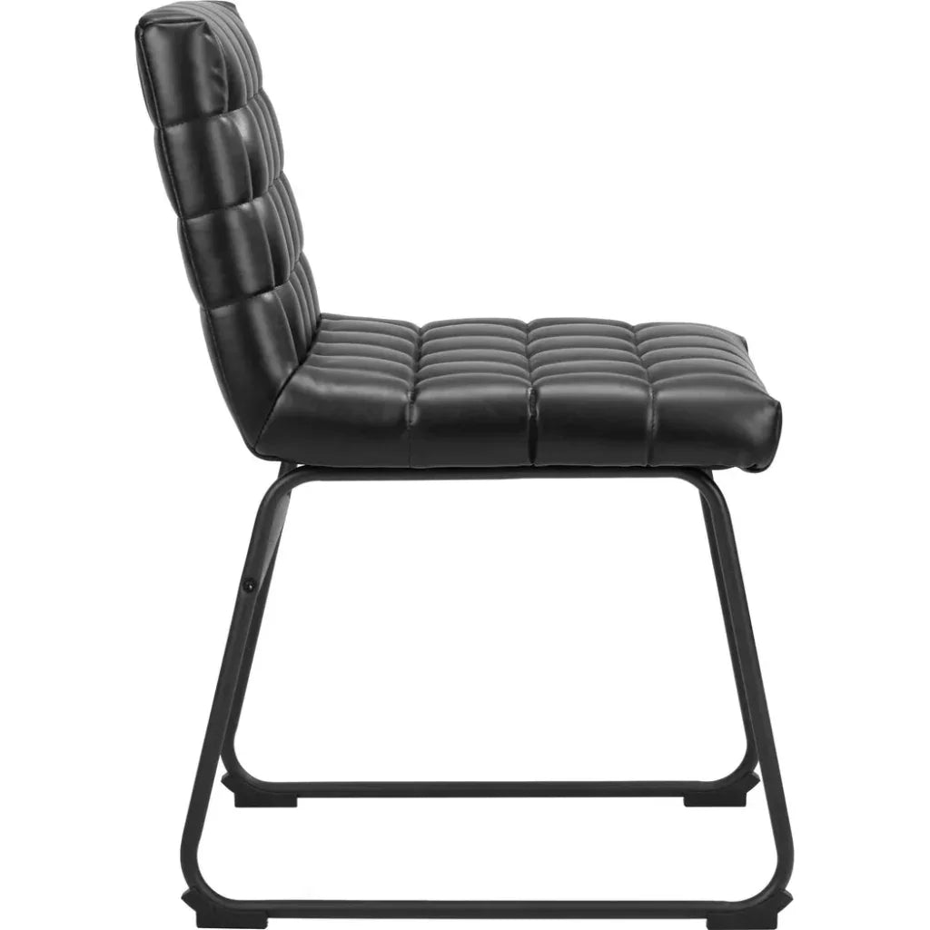 Pago Faux Leather Dining Chair 2PC - LOOMLAN - Zuo Modern - Dining Chairs