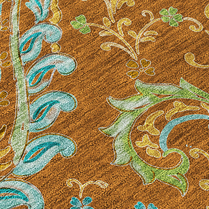 Addison Rugs Paisley Paprika Washable Indoor-Outdoor Rug