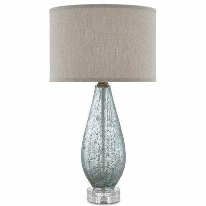 Pale Blue Speckle Optimist Table Lamp Table Lamps Sideboards and Things By Currey & Co