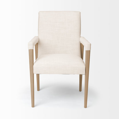 Mercana Palisades Cream Fabric Dining Chair 2PC