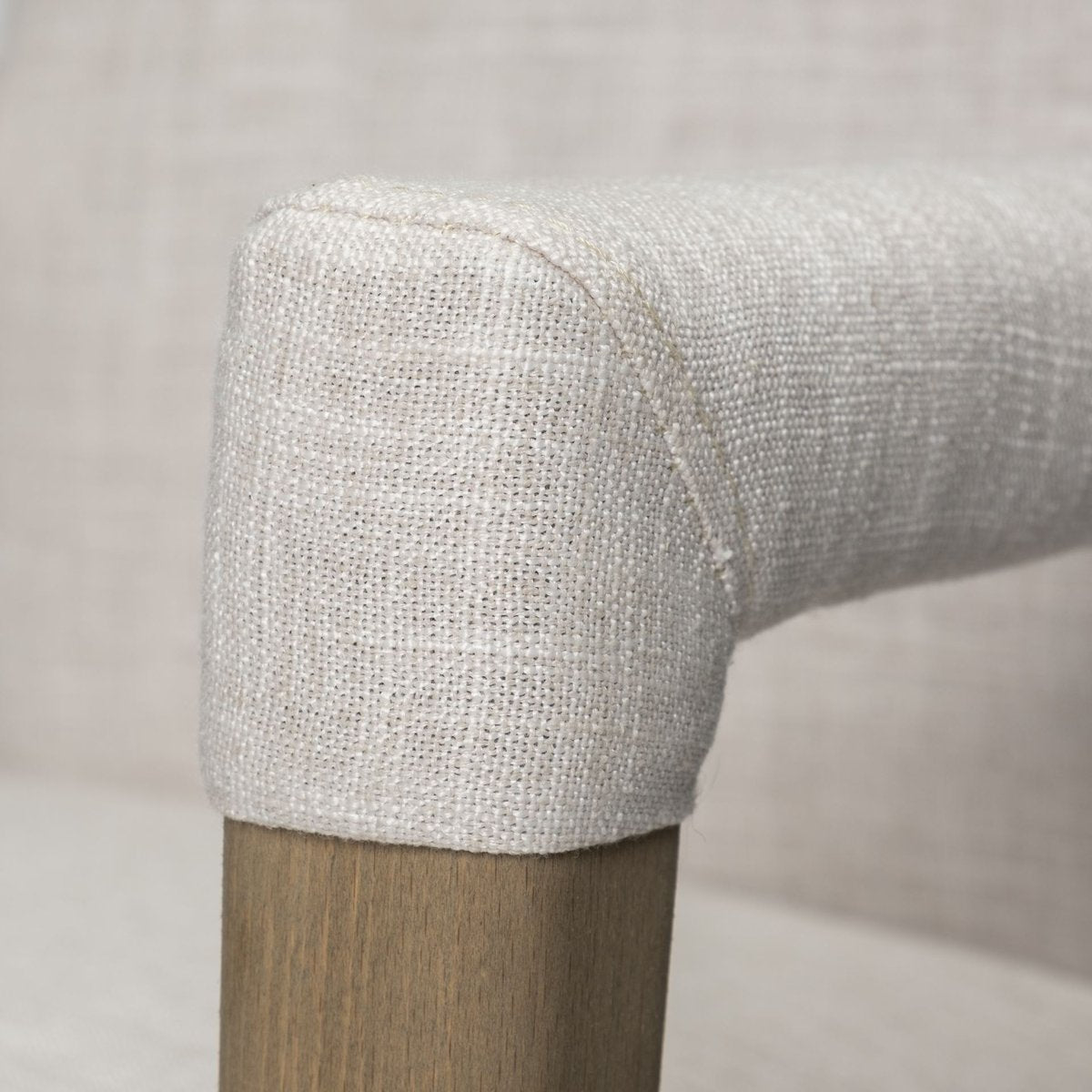 Mercana Palisades Cream Fabric Dining Chair 2PC