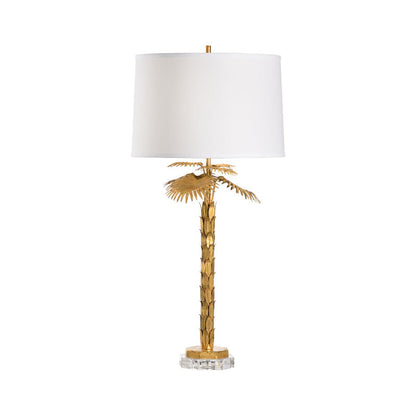Palm Island Design Crystal Table Lamp-Table Lamps-Wildwood-LOOMLAN