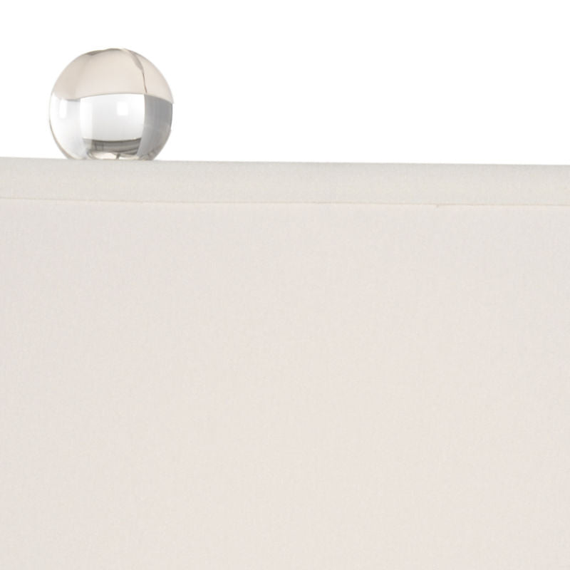 Wildwood Palmer White Glaze Ceramic Table Lamp