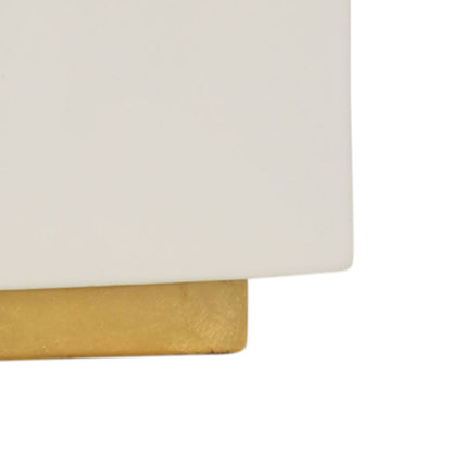 Wildwood Palmer White Glaze Ceramic Table Lamp
