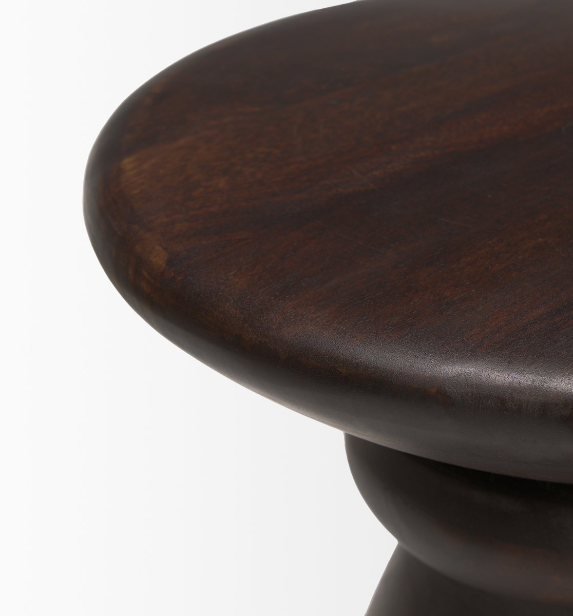 Mercana Palmera Wooden Pedestal Accent Table