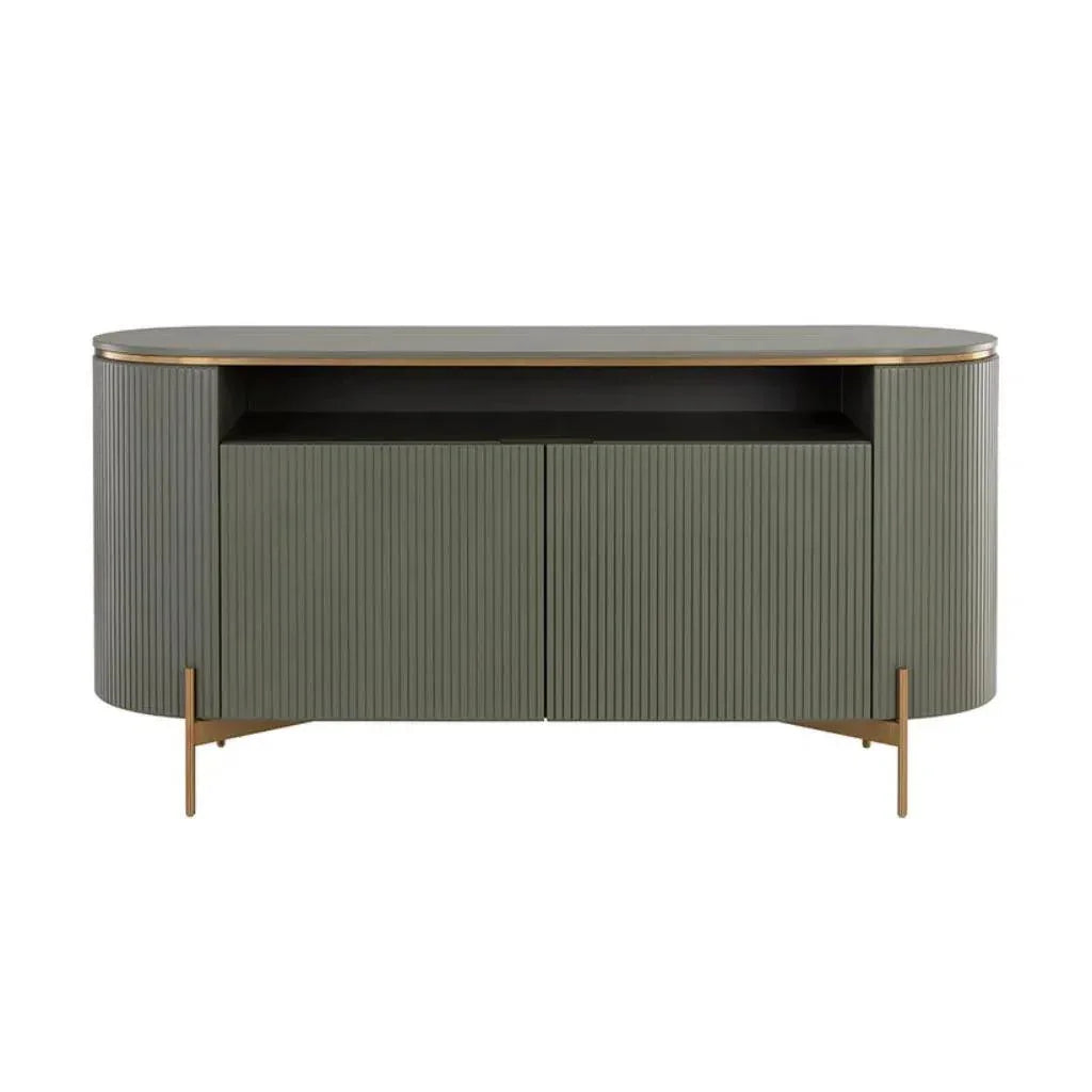 Paloma Wooden Steel Luxurious Sideboard - LOOMLAN - SUNPAN - Sideboards