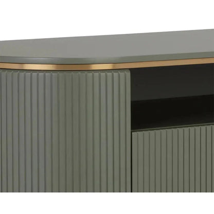 Paloma Wooden Steel Luxurious Sideboard - LOOMLAN - SUNPAN - Sideboards