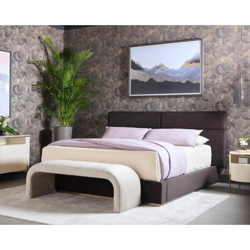 Paloma Wooden Steel Luxurious Sideboard - LOOMLAN - SUNPAN - Sideboards