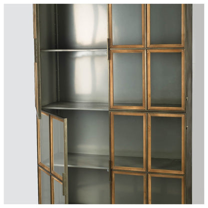 Mercana Pandora Metal Frame Display Cabinet