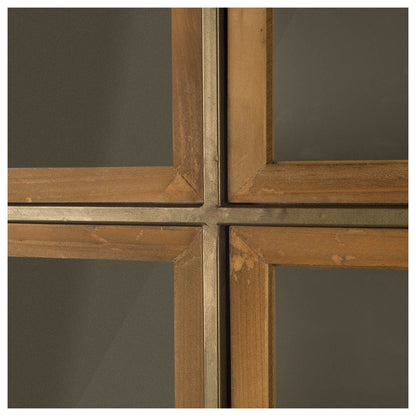 Mercana Pandora Metal Frame Display Cabinet