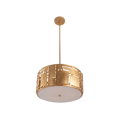 Pane Metal Golden Pendant