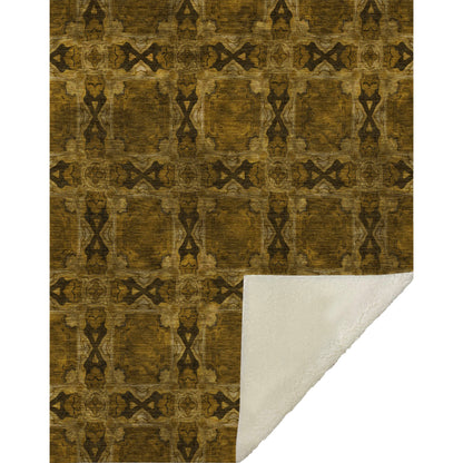 Addison Rugs Panel Chocolate Washable Indoor-Outdoor Rug