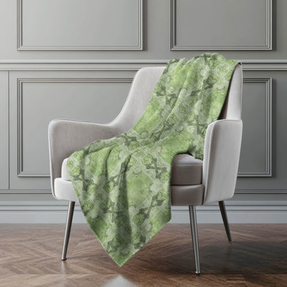 Addison Rugs Panel Green Washable Indoor-Outdoor Rug