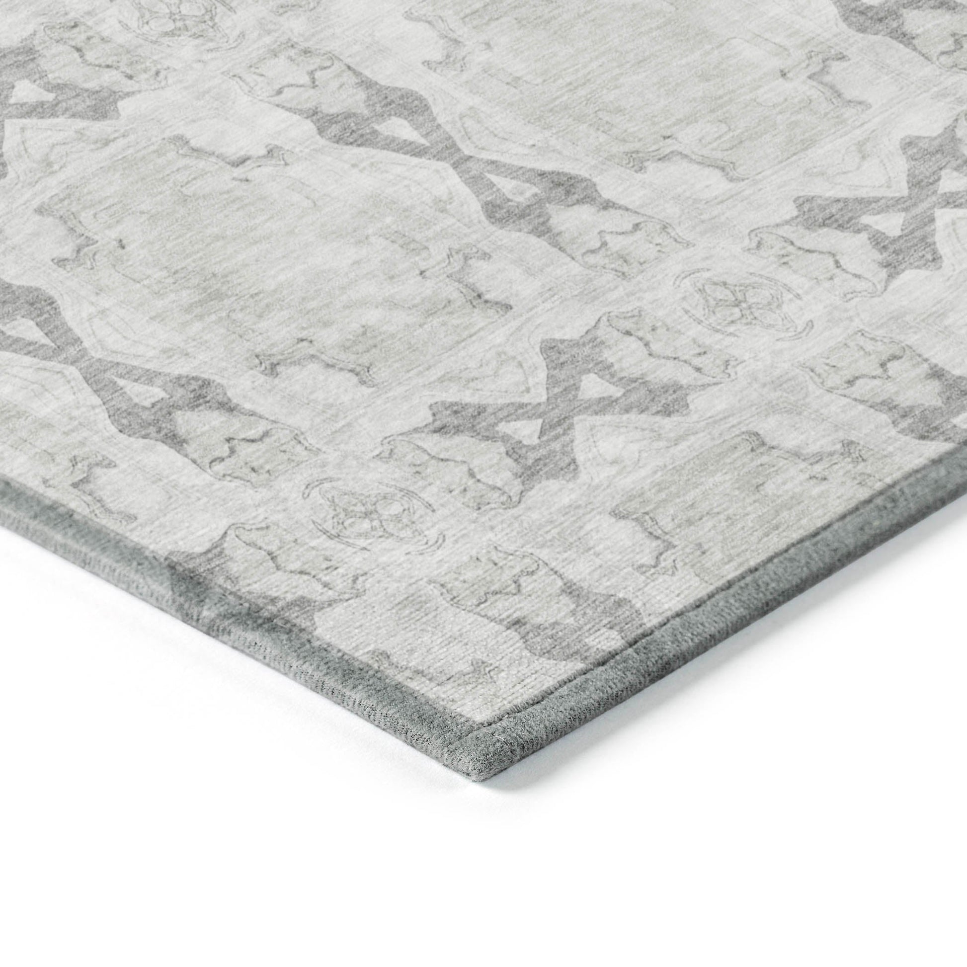 Addison Rugs Panel Ivory Washable Indoor-Outdoor Rug