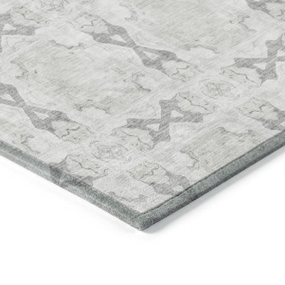Addison Rugs Panel Ivory Washable Indoor-Outdoor Rug