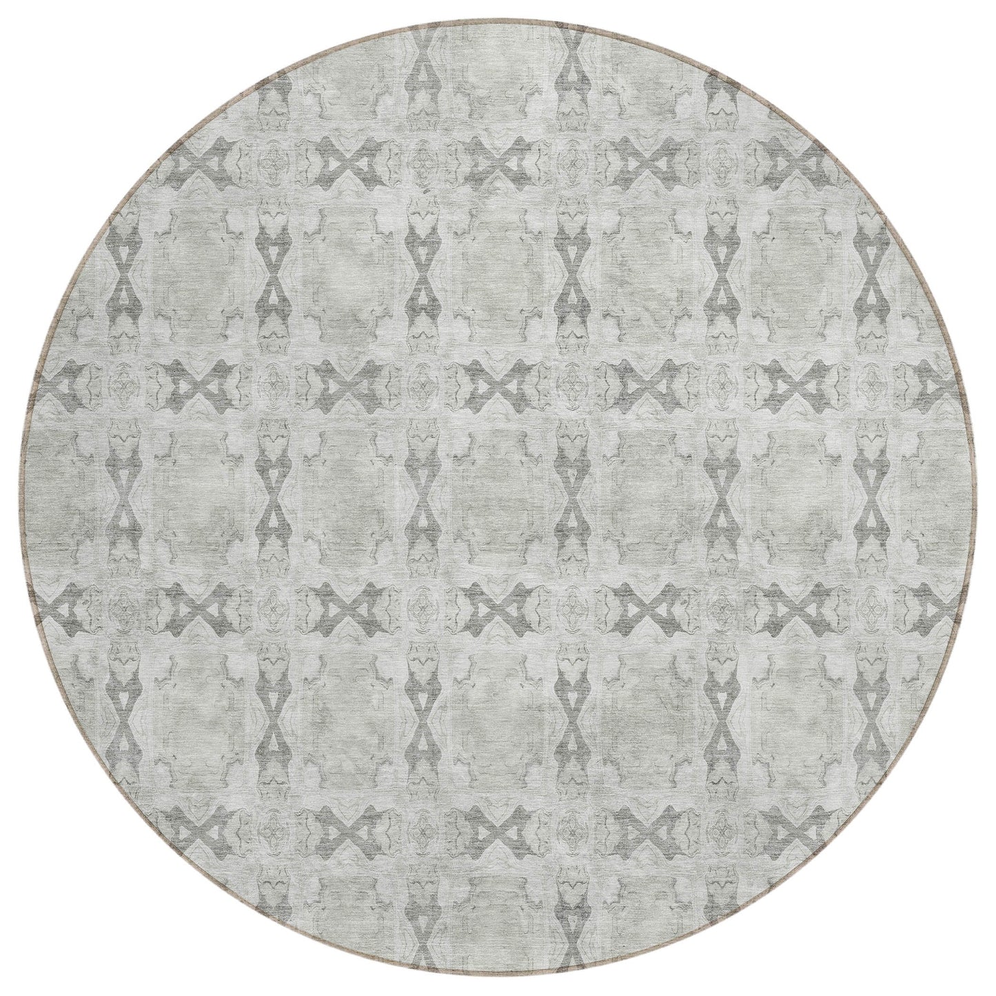 Addison Rugs Panel Ivory Washable Indoor-Outdoor Rug
